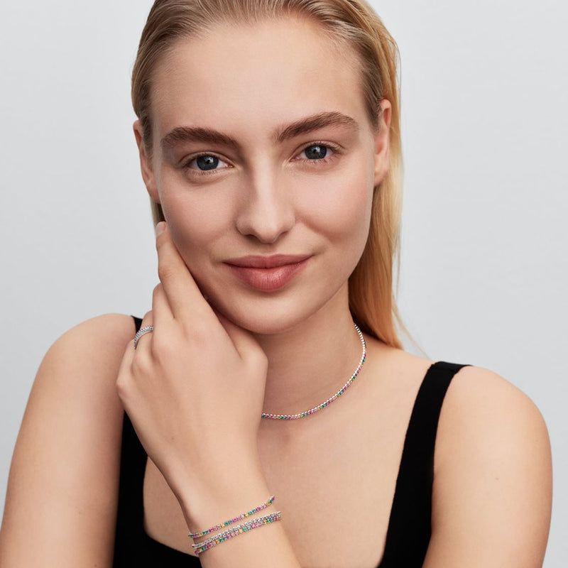 Pandora Timeless Regenboog Tennis Ketting 394648C01-40-zoom-