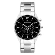 Mats Meier Grand Cornier Chrono Zwart/Zilverkleurig horloge MM00110