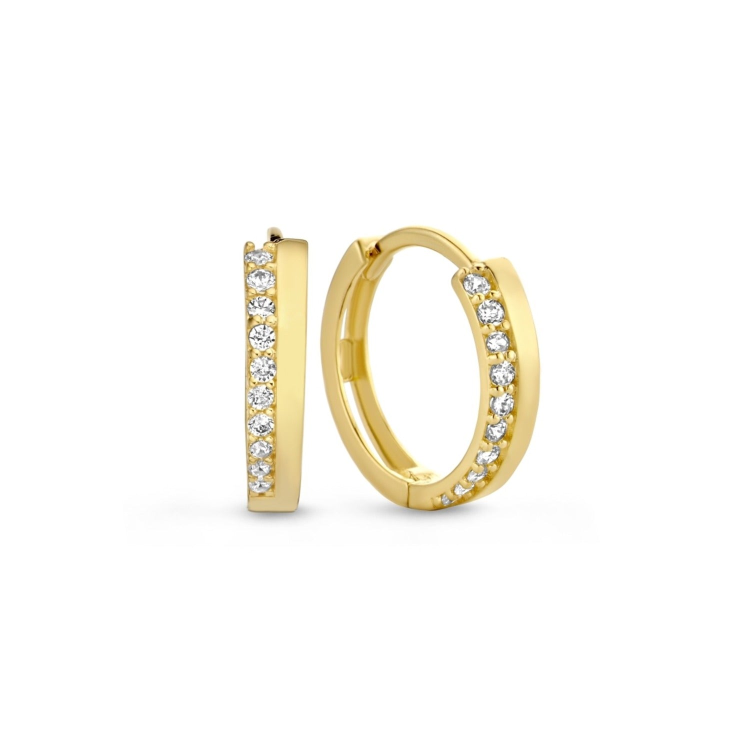 Isabel Bernard Cadeau d'Isabel 14 Carat Golden Earrings Set IB90096