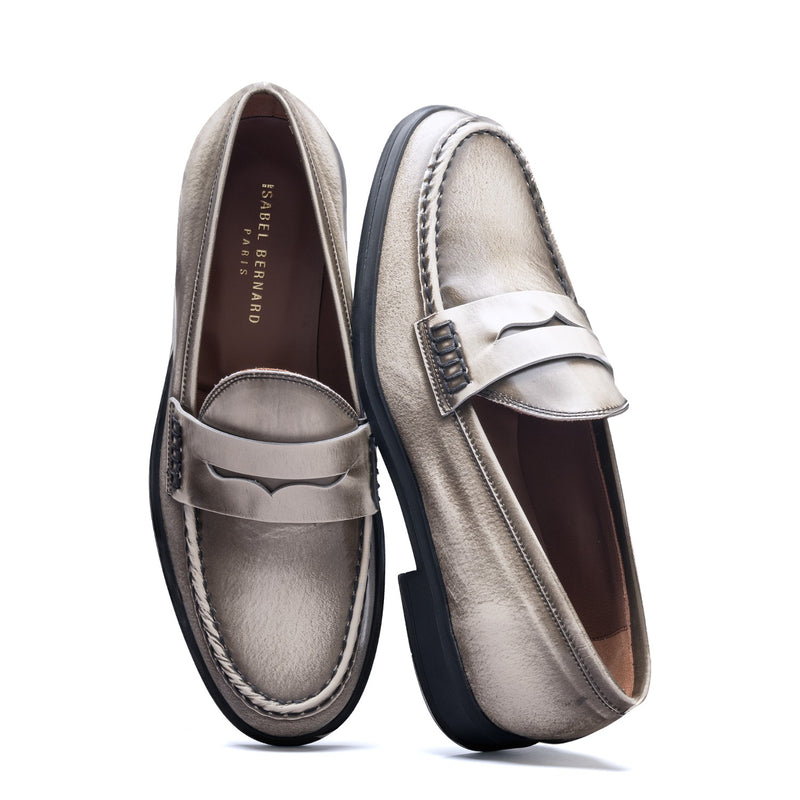 Isabel Bernard Vendôme Blandine créme loafers van spazzolato leer IB51015-638-39-zoom-