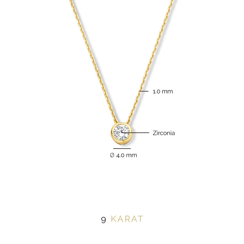 Beloro Jewels Regalo d'Amore 9 karaat gouden ketting en armband cadeauset BO90025-zoom-