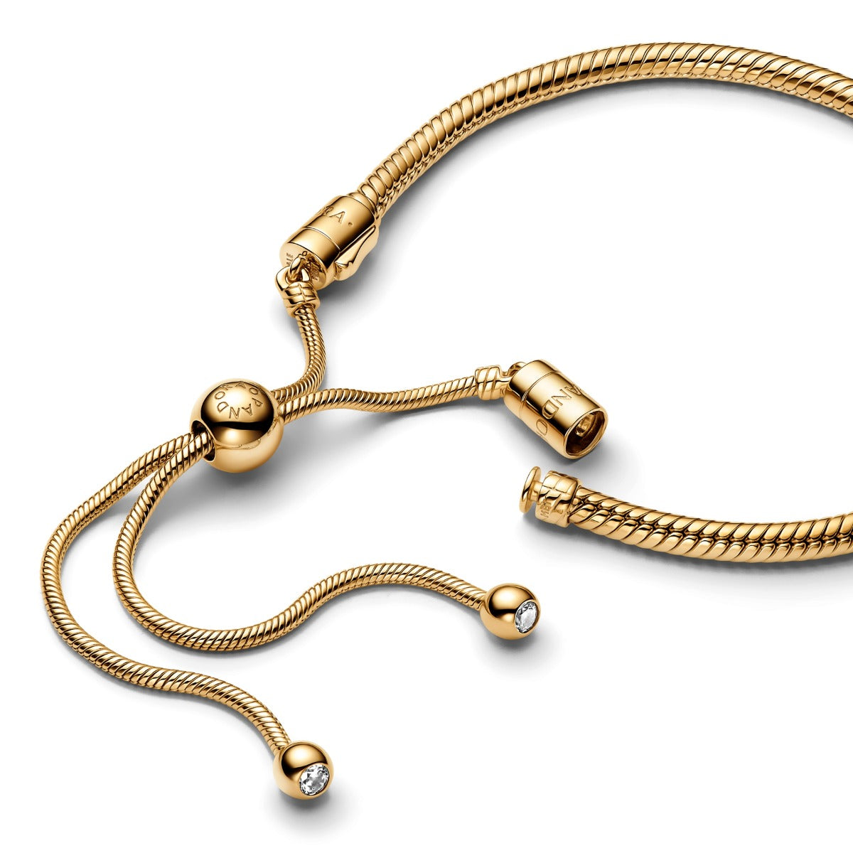 Pandora Moments 14 Karat Gold Plated Bracelet 563580C01-2