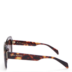 Isabel Bernard La Villette Rive Bruin Tortoise Vierkante Zonnebril IB400003-14-14