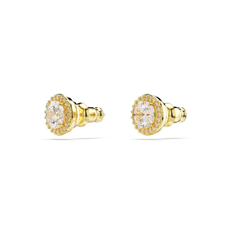 Swarovski Una Gold Coloured Ear Studs 5686637-zoom-