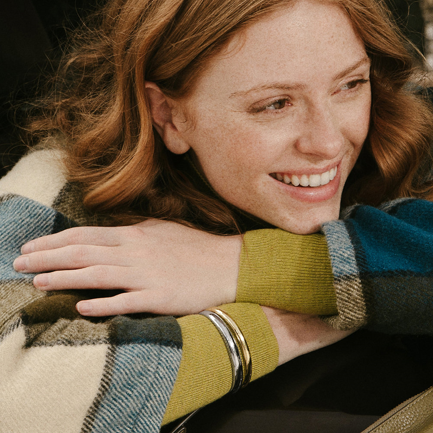 Fossil Ellis Silver and Gold Stainless Steel Bracelet JF04874998