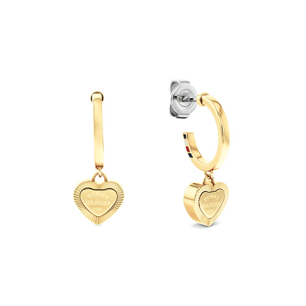 Tommy Hilfiger Stainless Steel Gold-coloured Women's Earrings TJ2781014