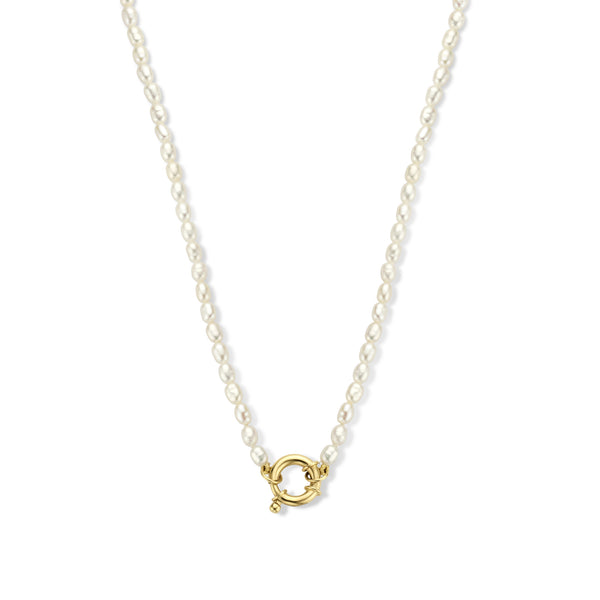 Aidee Marissa 14 karaat gouden ketting met zoetwaterparels
