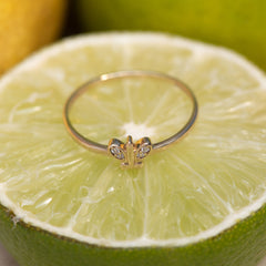 Beloro Jewels Della Spiga Farfalla 9 carat gold Ring BO330006-50