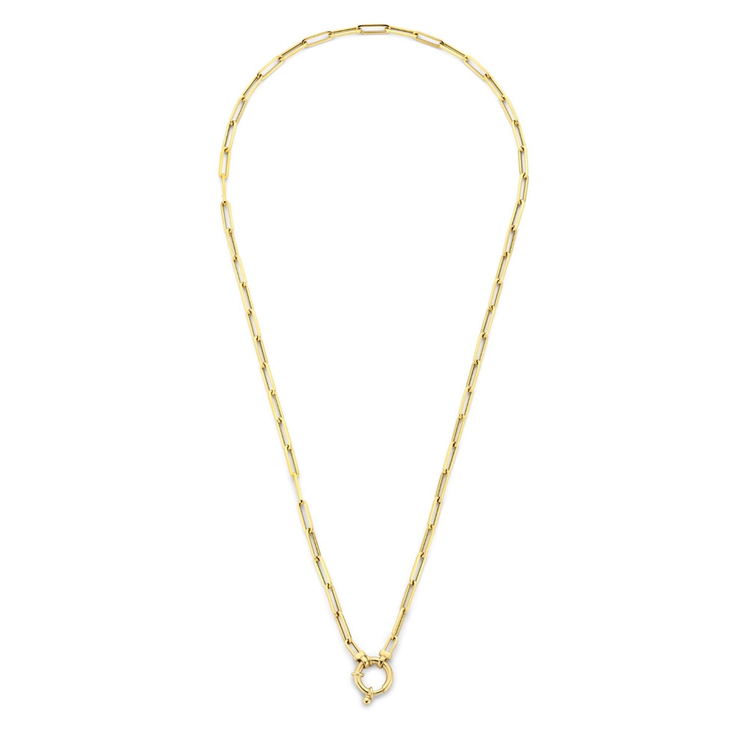 Isabel Bernard Cadeau d'Isabel 14 karat gold link necklace and link bracelet gift set IB90184