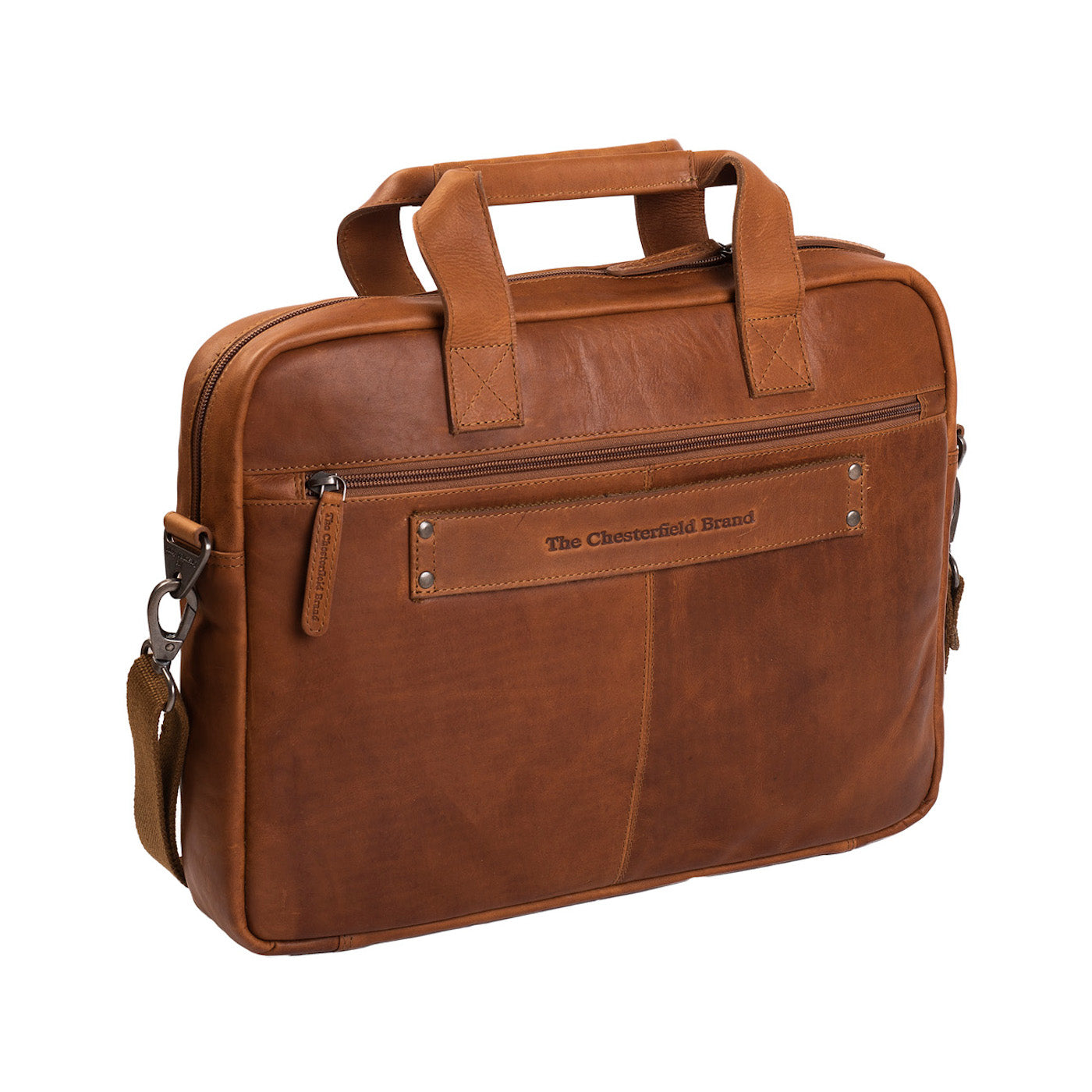 The Chesterfield Brand Calvi Cognac Laptop Bag C40.103331