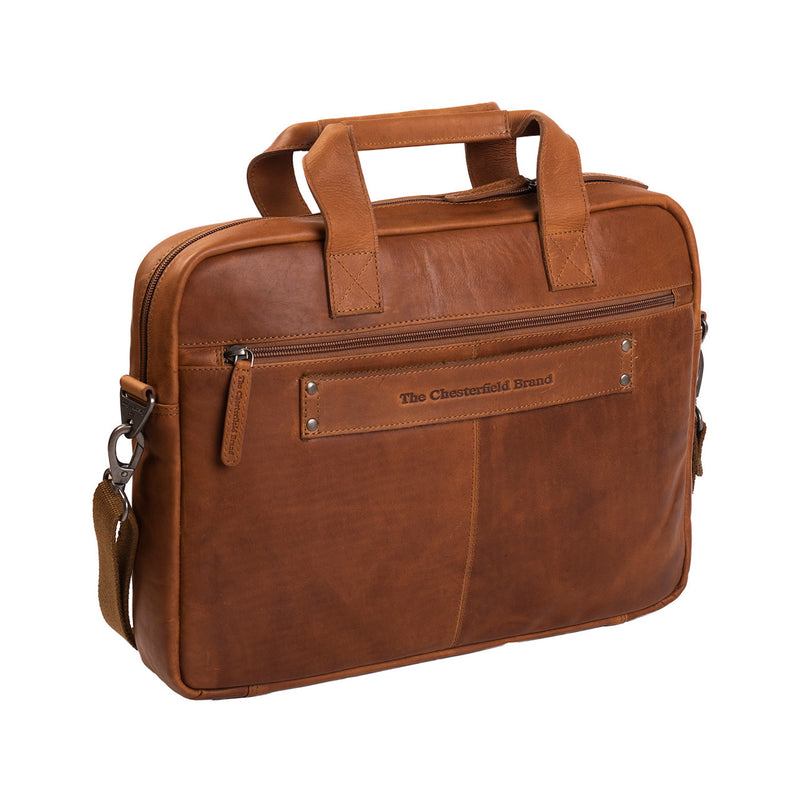 The Chesterfield Brand Calvi Cognac Leather Laptop Bag C40.103331-zoom-