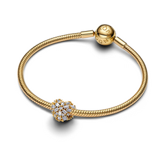 Pandora Moments Gold Plated Sparkling Heart Charm 764240C01