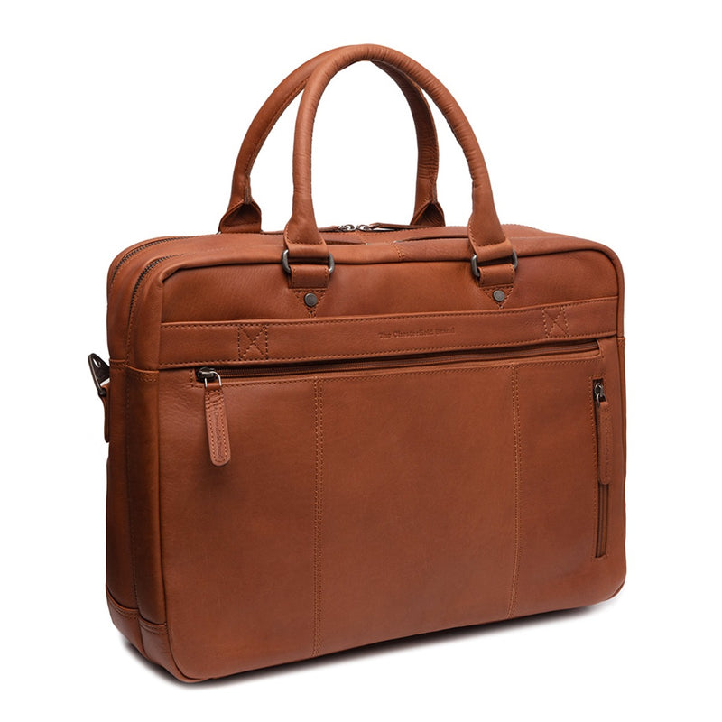 The Chesterfield Brand Boston Cognac Leather Laptop bag C40.108631-zoom-