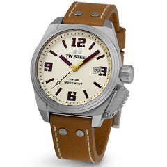 TW Steel Swiss Canteen Cream Men's Watch 2002-TW1100