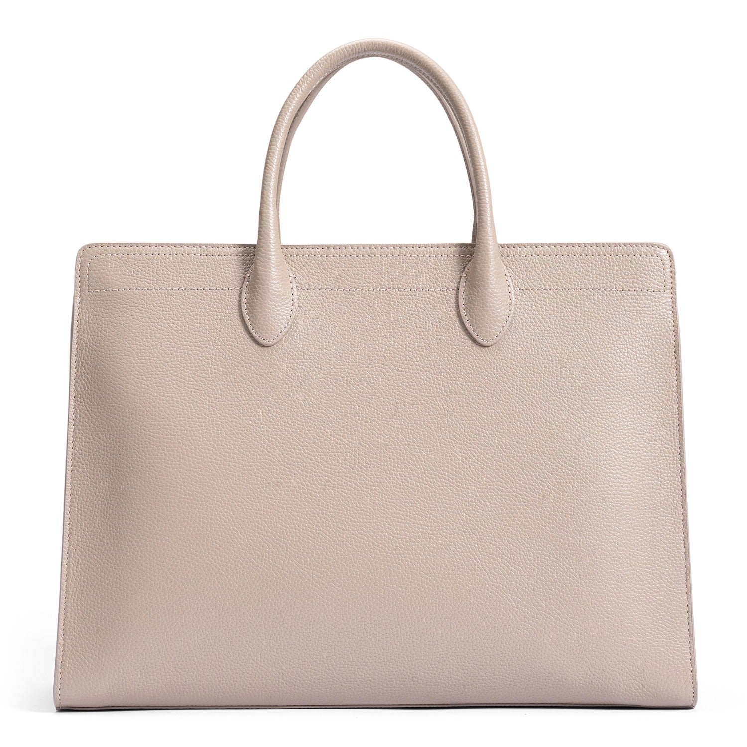 Isabel Bernard Honoré Nadine Taupe Leather Handbag made of Calfskin IB25038