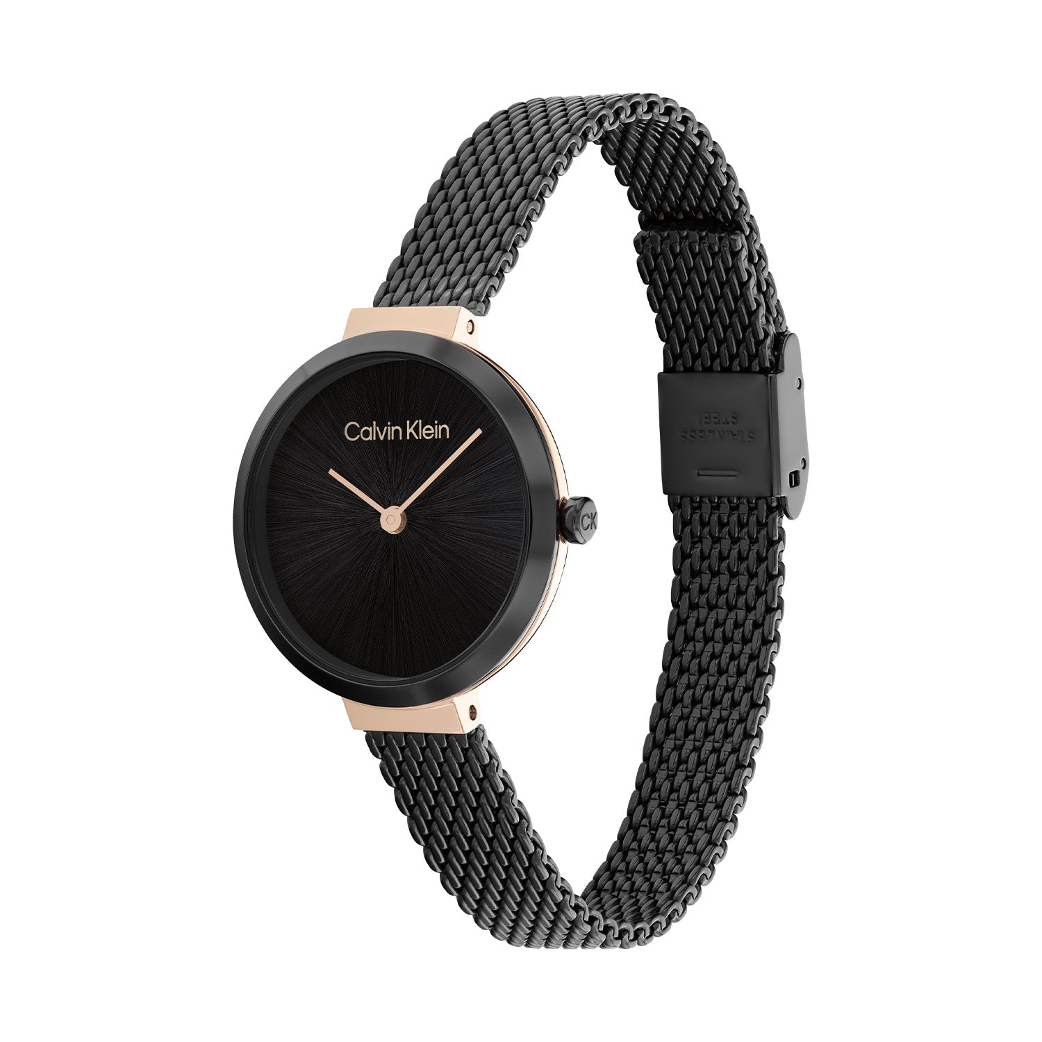 Calvin Klein Minimalistic T-bar Zilverkleurig Dames Horloge 2002-CK25200084