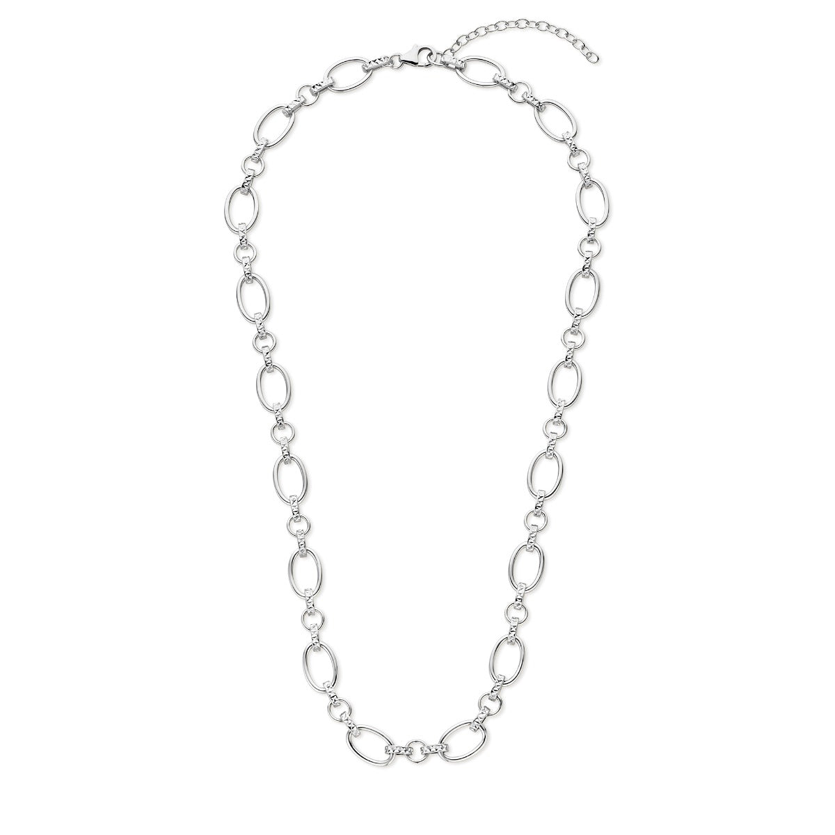 Parte Di Me Bibbiena Poppi Adriane 925 Sterling Silver Link Necklace PDM34105