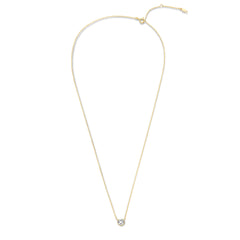 Violet Hamden Venus 925 Sterling Silver Gold-coloured Necklace with Birthstone VH340010-JUL