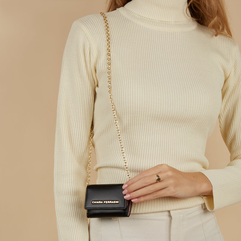 Chiara Ferragni Black Crossbody bag 75SB4BK6-ZS959-899-zoom-