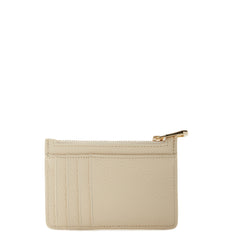 Isabel Bernard Honoré Aveline crème Leather Card Holder made of Calfskin IB27021