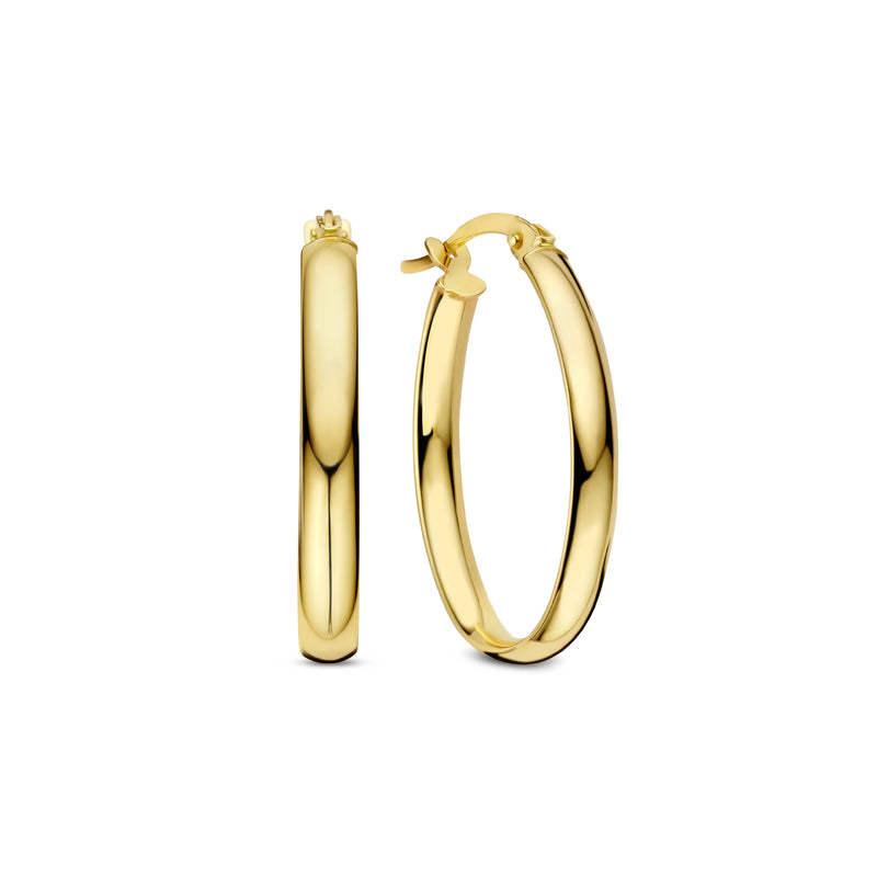 Isabel Bernard Rivoli Flori 14 karaat gouden oorringen IB360254-zoom-