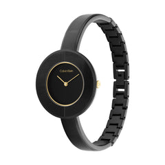 Calvin Klein Confidence Bangle Black Women's Watch 2002-CK25200024