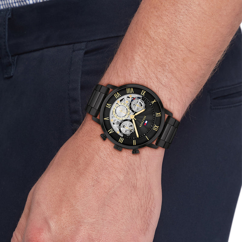 Tommy Hilfiger Black Men's Watch TH1710706-zoom-