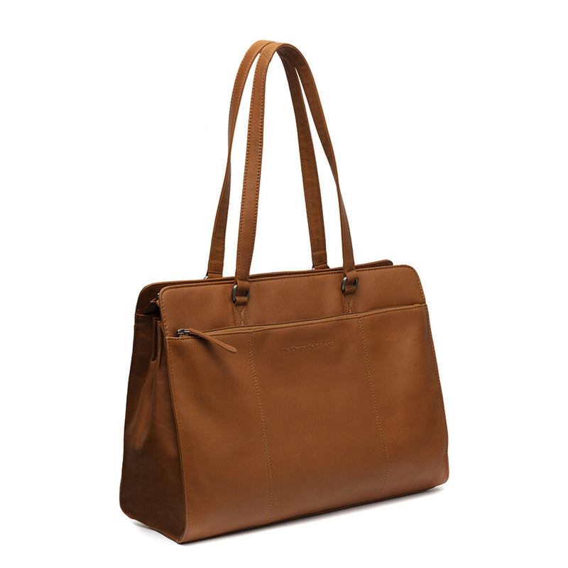 The Chesterfield Brand Fidenza Cognac Leather Laptop Bag C38.020631-zoom-
