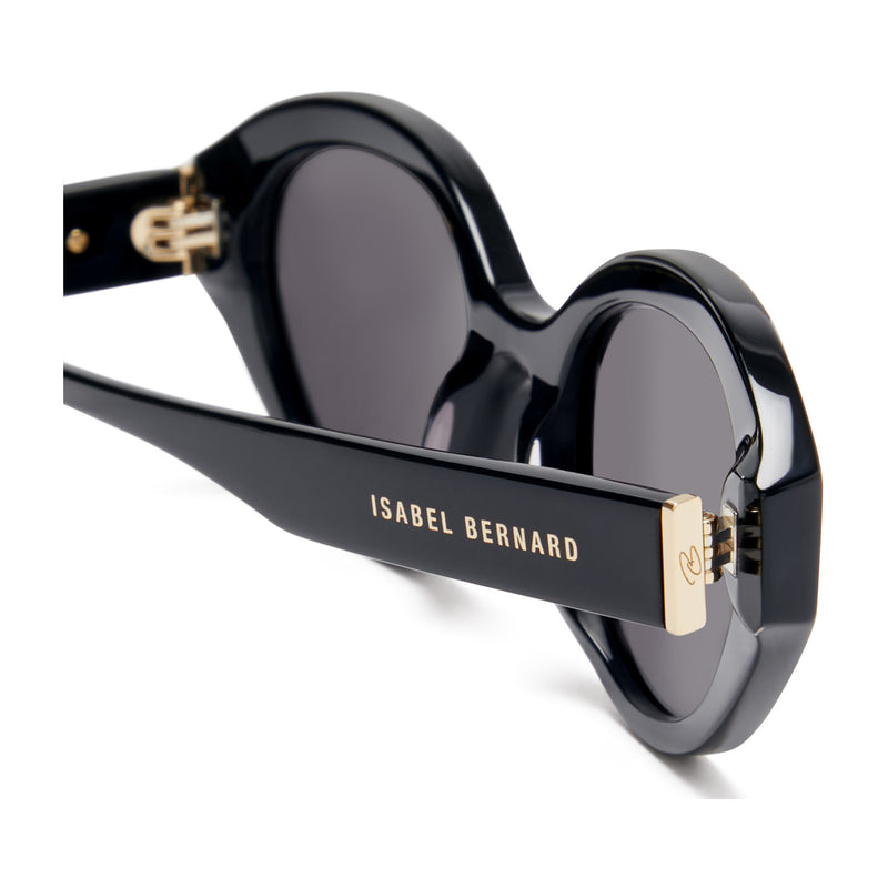 Isabel Bernard La Villette Rosaire Zwarte Ovale Zonnebril IB400002-01-01-zoom-
