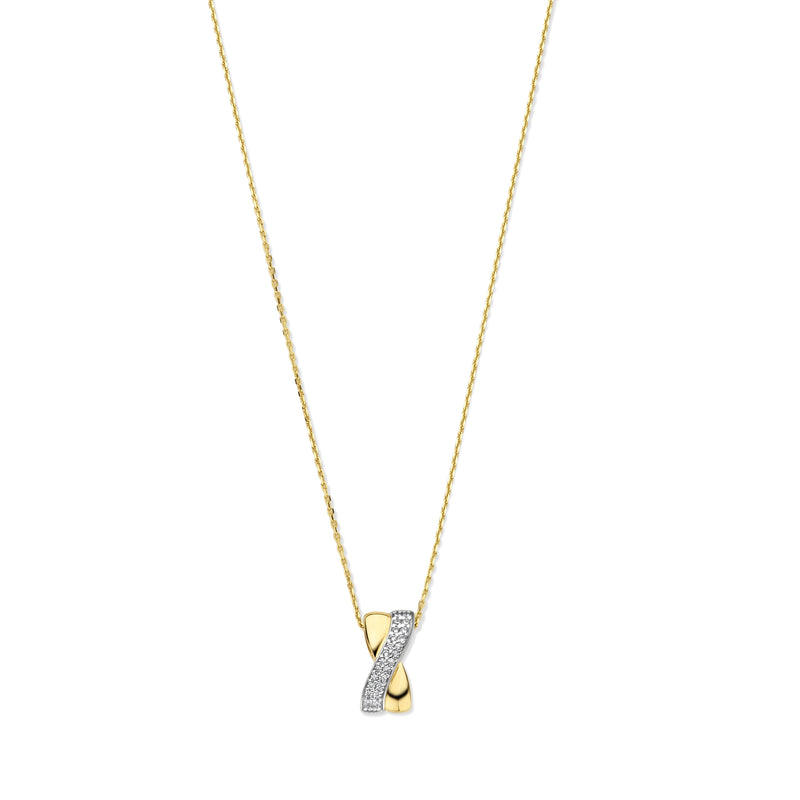 Beloro Jewels Monte Napoleone Stella 9 Karaat Ketting BO340030-zoom-
