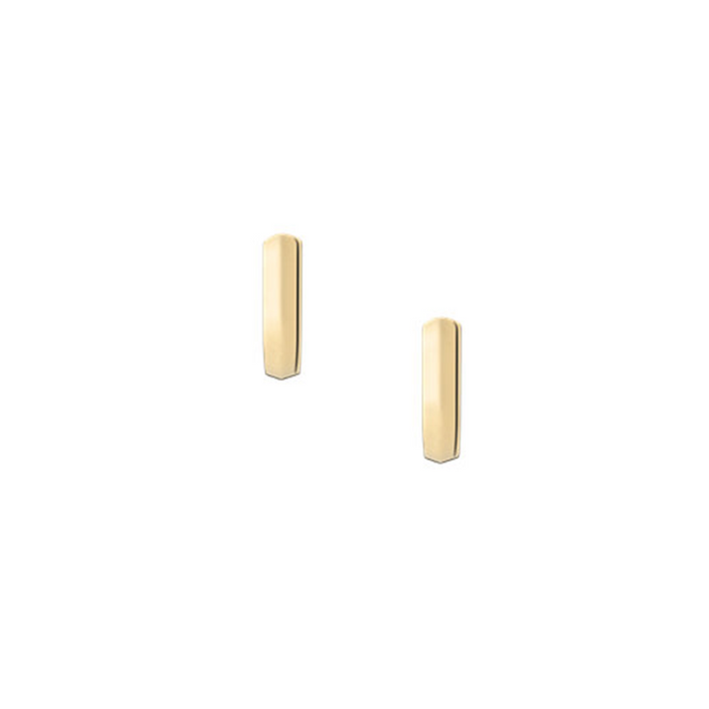 Fossil Harlow Gold Coloured Stainless Steel Earrings JF04912710-zoom-