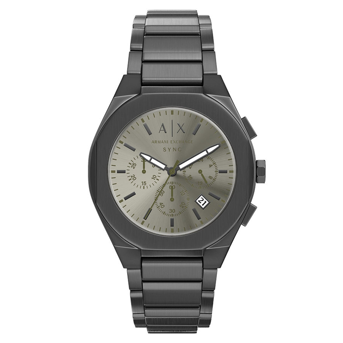 Armani Exchange Sync Round Grey Dial Watch AX4296