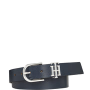Tommy Hilfiger Lux Blauwe Leren Riem AW0AW12137DW585