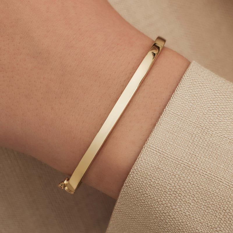 Isabel Bernard Cour d'Honneur Clara 14 Karaat Gouden Bangle IB320113-56-zoom-