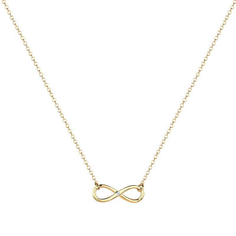 Elli 925 Sterling Silver Necklace with Diamond (0.03 ct) 2004-BF-0007550-001-zoom-