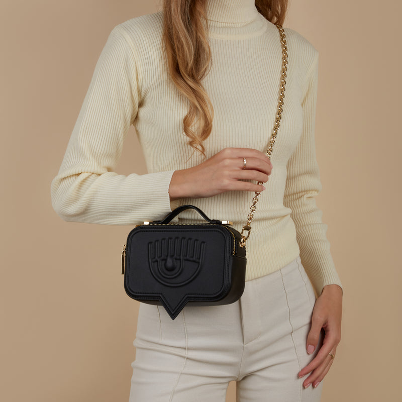 Chiara Ferragni Eyelike Black Crossbody bag 75SB4BA5-ZS517-899-zoom-