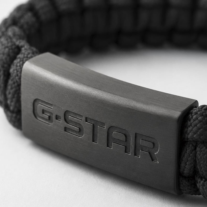 G-Star OpsCord Zwarte Nylon Armband GSJ.107.02-zoom-