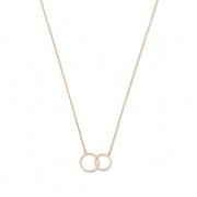 Isabel Bernard La Concorde Loulou 14 Karaat Rosé Gouden Collier IB340141 (Lengte: 40.00-44.00 cm)