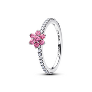 Pandora Timeless Sprankelende Roze Bloemenring 194499C02-50
