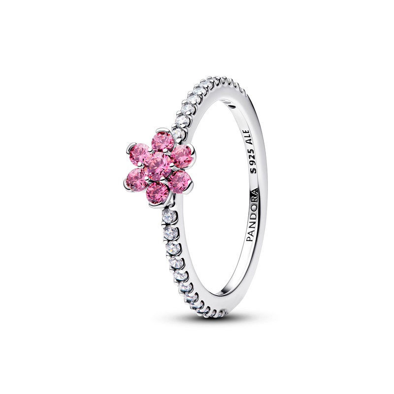 Pandora Timeless Sprankelende Roze Bloemenring 194499C02-50-zoom-