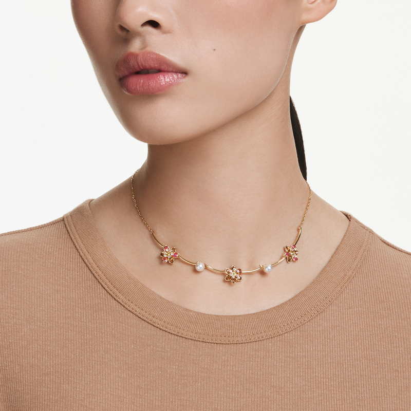 Swarovski Idyllia Gold Coloured Necklace 5732388-zoom-