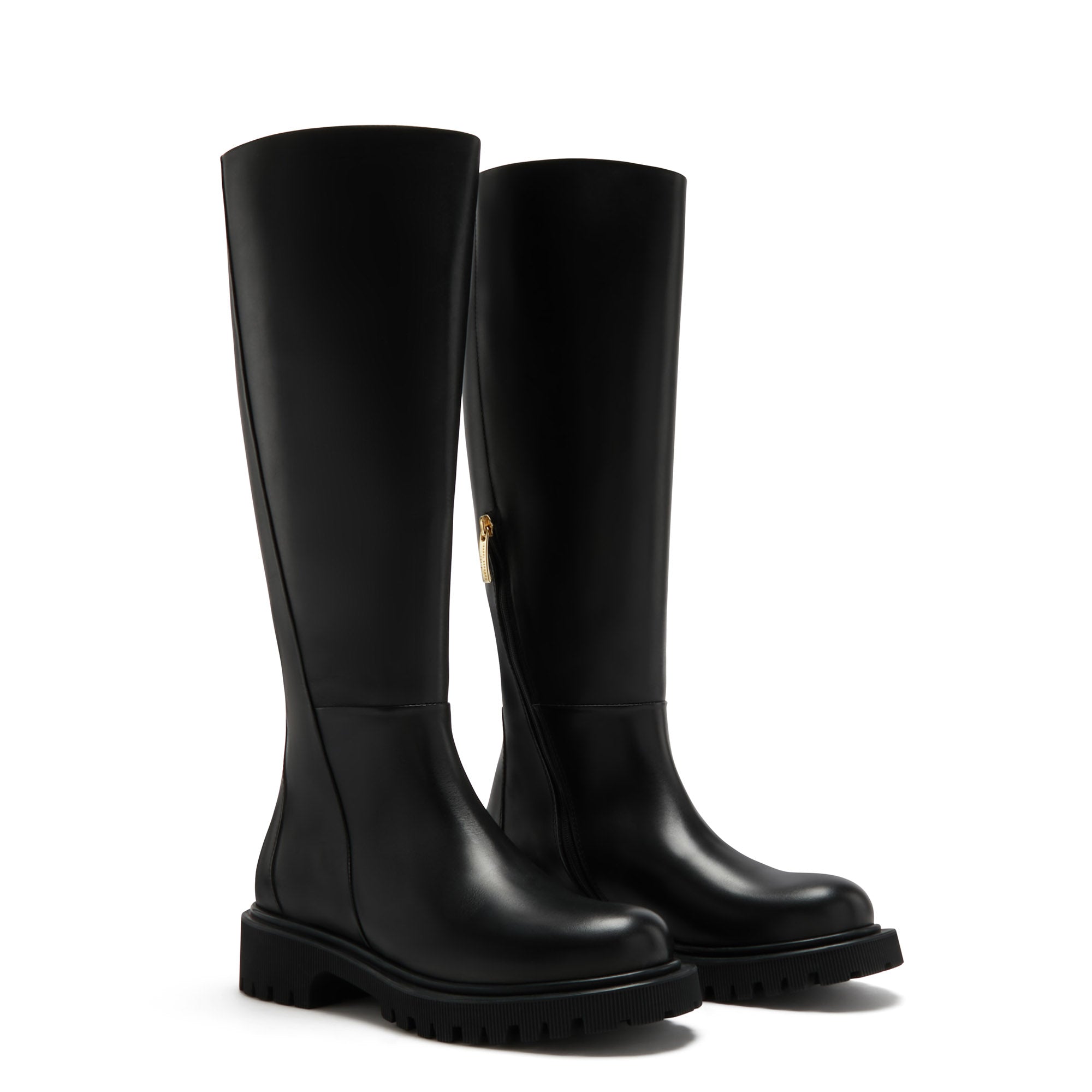 Isabel Bernard Vendôme Riva Black Calfskin Laarzen IB54004-01-42