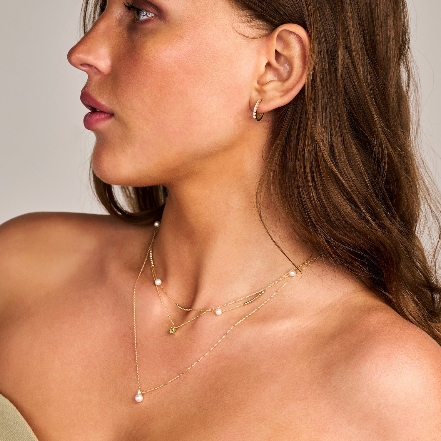 Blush 14 karat gold Earrings 7341YZI