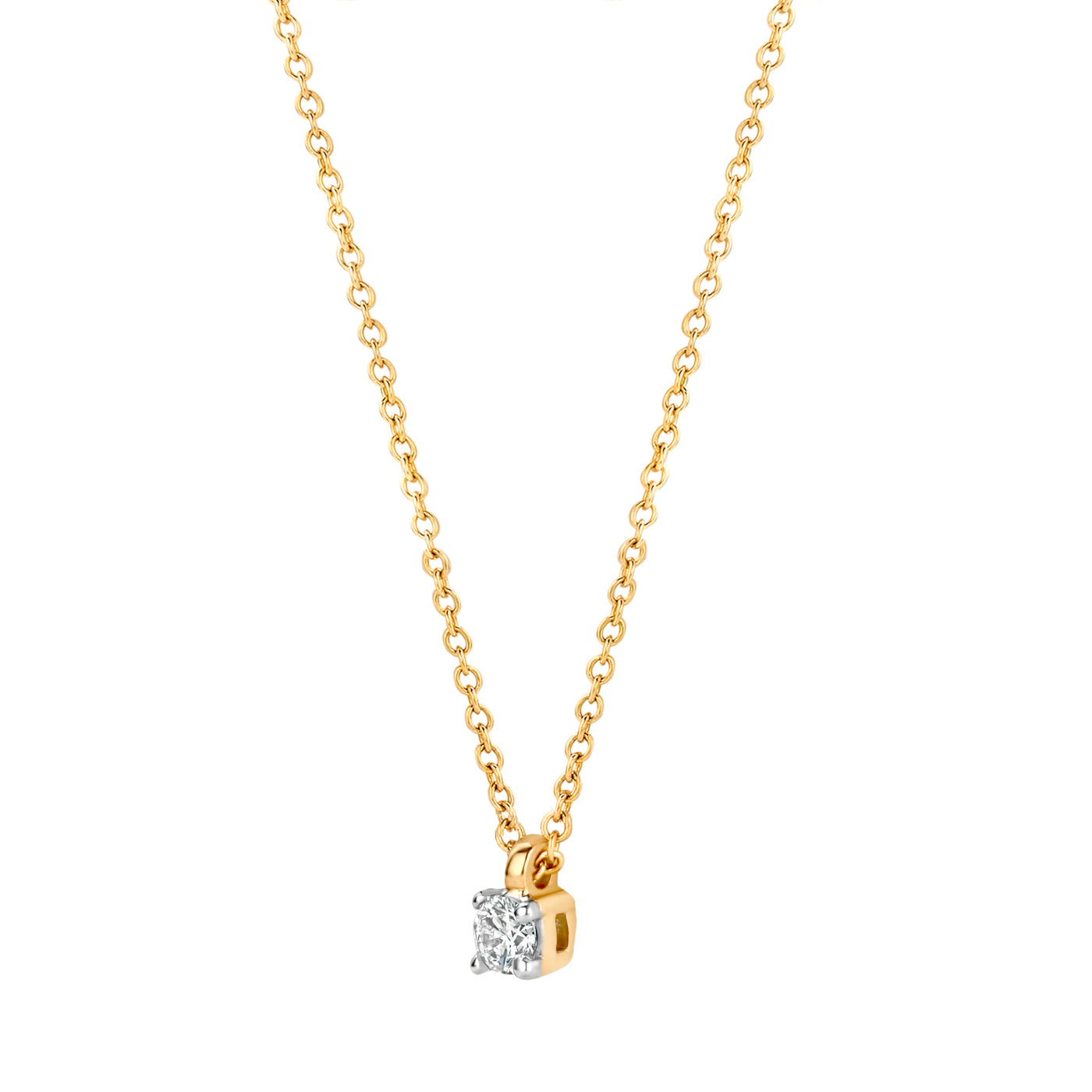 Blush Diamonds 14 karat gold Necklace 3610YDI