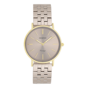 OOZOO Vintage Gold and Taupe Women's Watch C20409