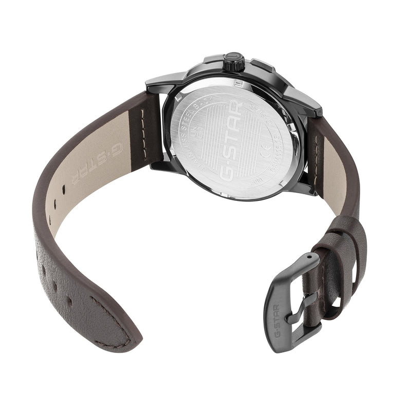 G-STAR Constructed Zwart Messing Herenhorloge GSW.506.05-zoom-