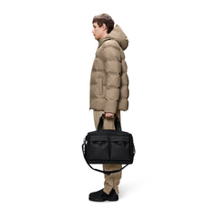 Rains Otaru Small Black Weekend Bag R12970-01