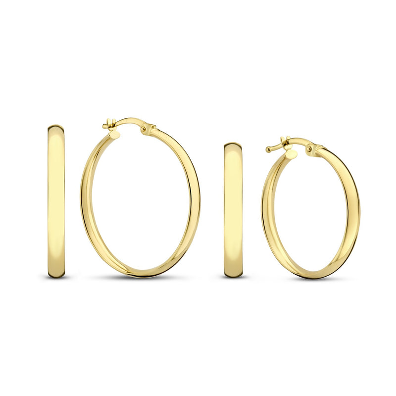 Isabel Bernard Cadeau d'Isabel 14 Karaat Gouden Oorbellen Set IB90149-zoom-