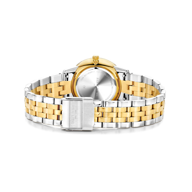 Parte Di Me Orologio rond dames horloge goud- en zilverkleurig PDM09043-zoom-