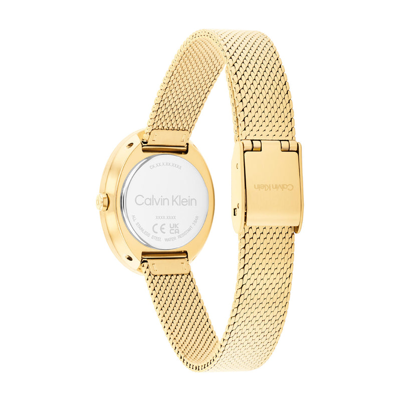 Calvin Klein Twisted Bezel Groen Dames Horloge 2002-CK25100152-zoom-